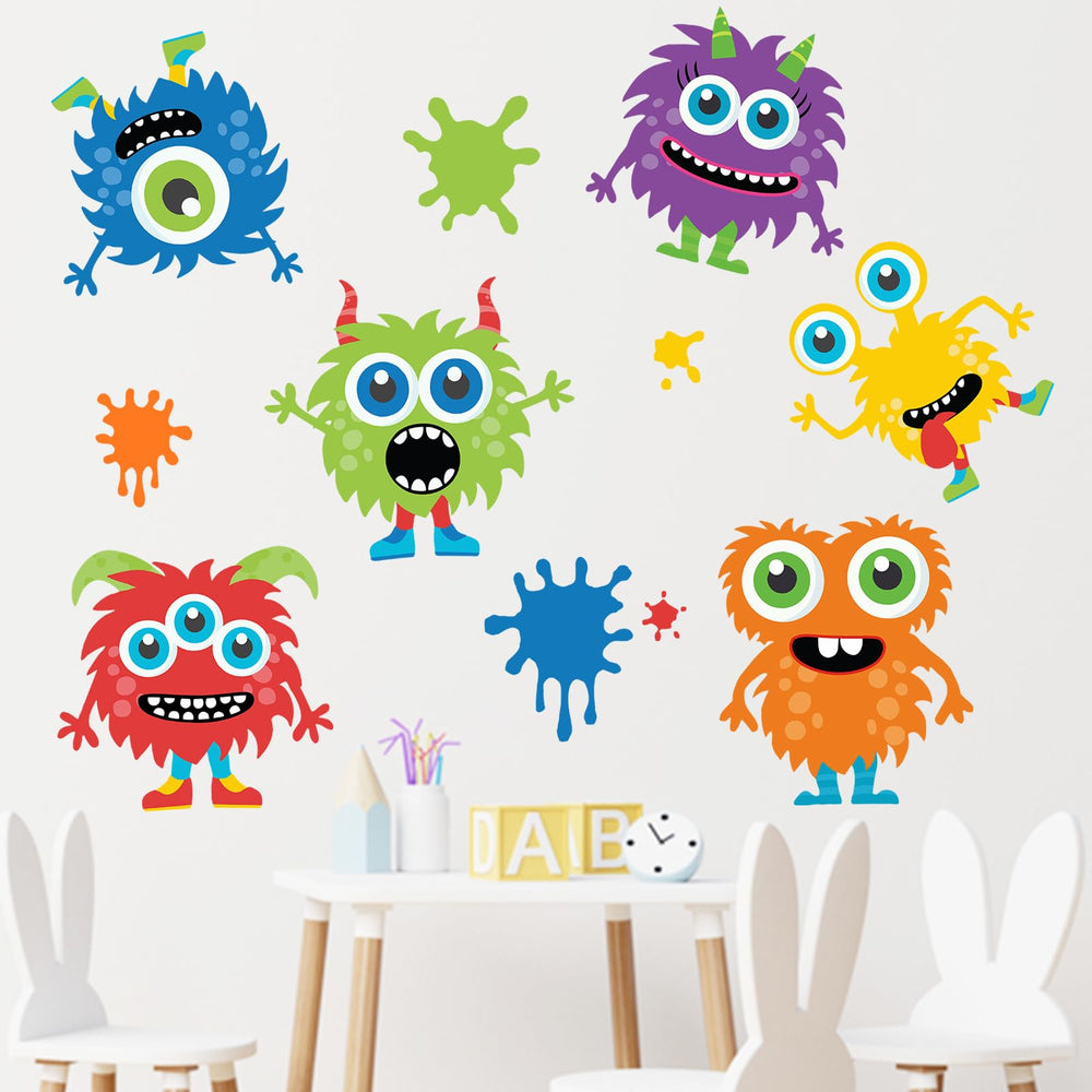 Mfault big-eye cartoon monster decor brings whimsy to kids' rooms and imaginative play.