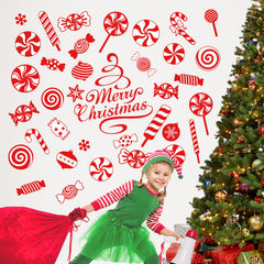 Mfault Xmas candy cane lollipop decor for a cozy living-room vibe.