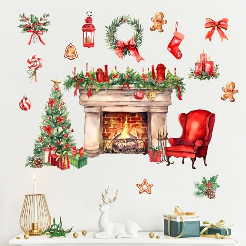 Mfault Gingerbread Man wall sticker adds playful seasonal touch for kids' rooms.