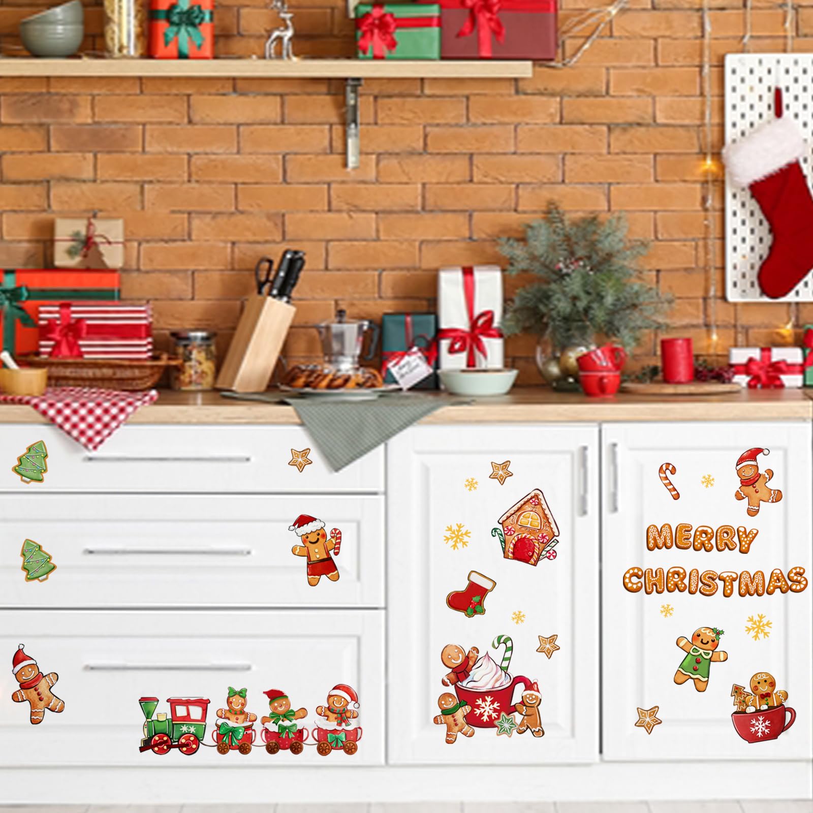 Mfault gold snowflake decal provides festive sparkle for seasonal decor.