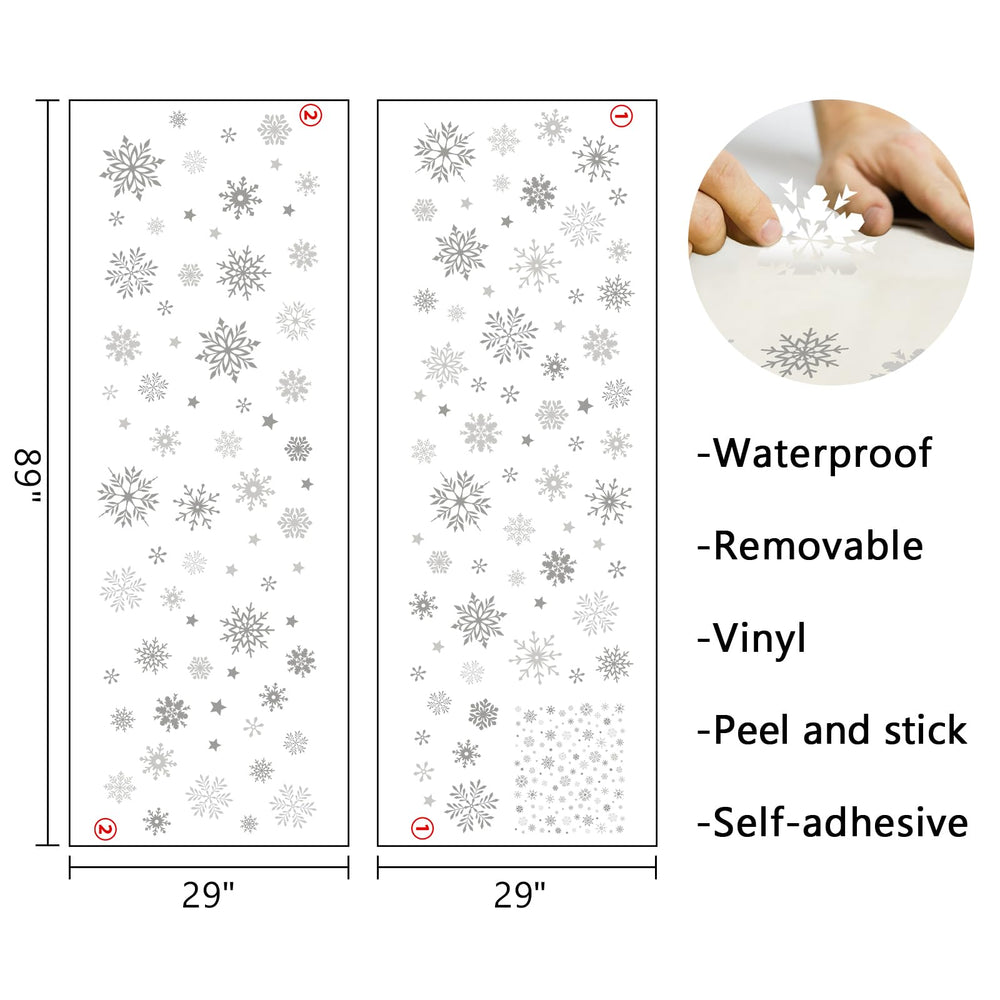 Mfault grey snowflake bedroom decor wall art for cozy sleeping spaces
