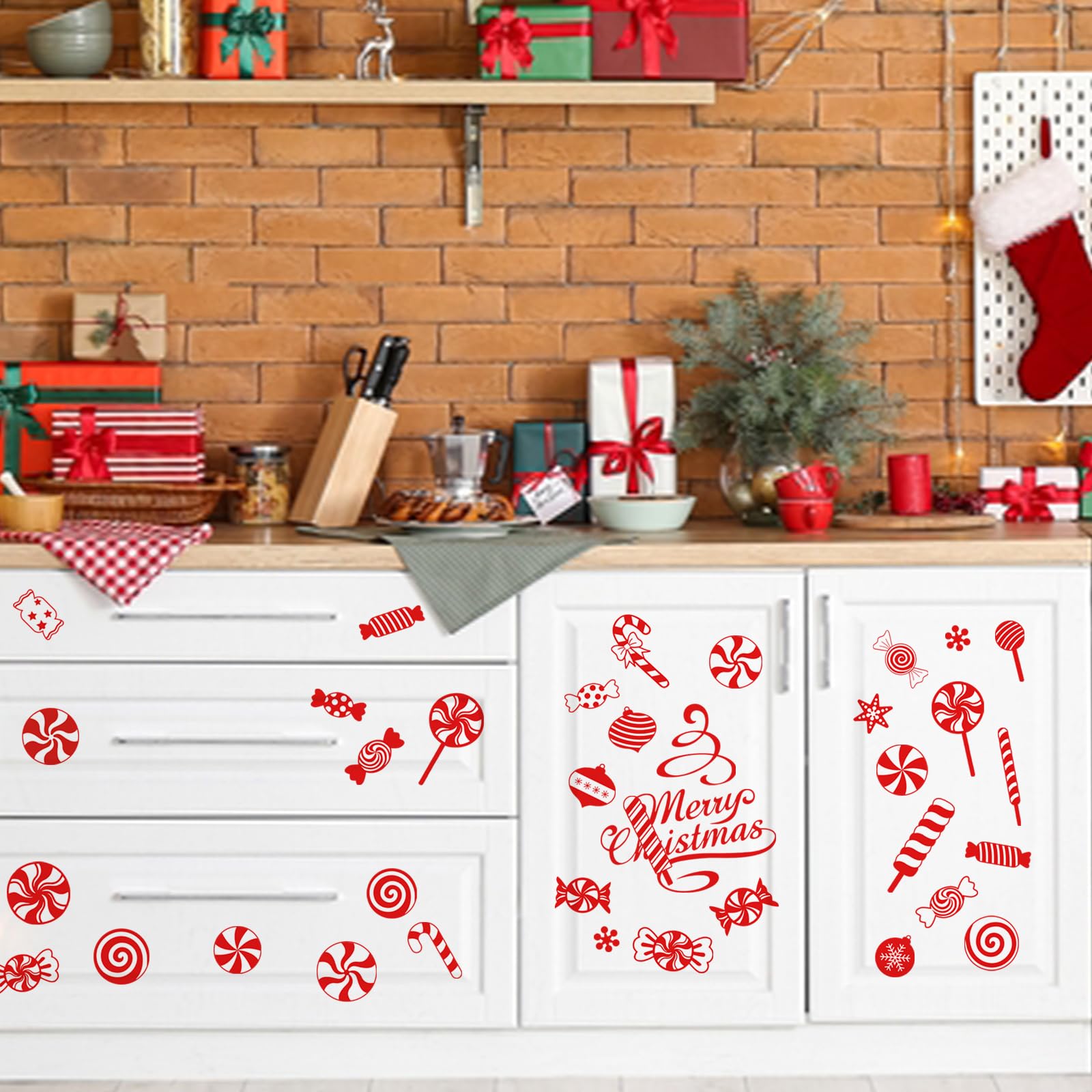 Mfault kitchen and bathroom decor wall stickers for festive touch.