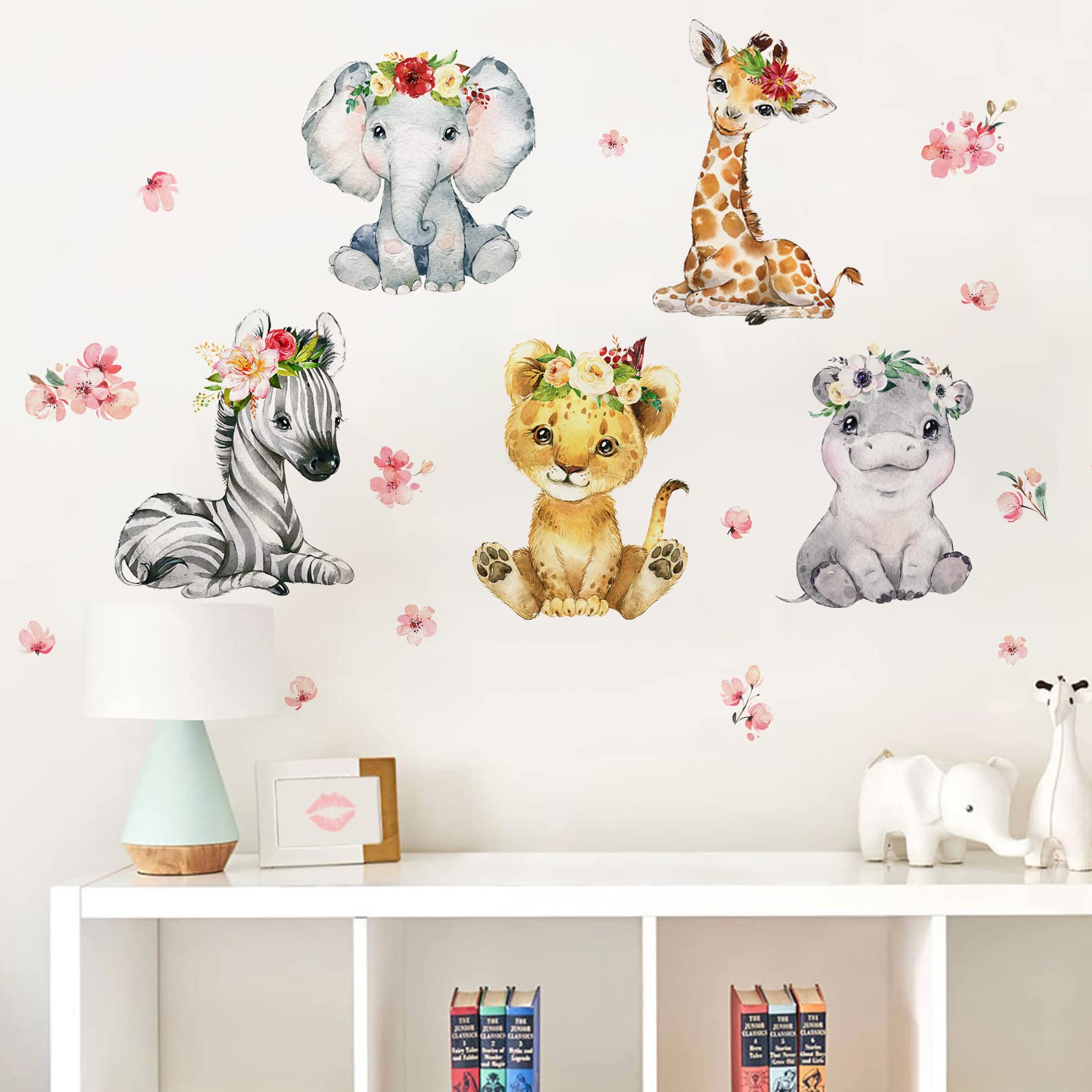 Mfault lion wall decal brings bold jungle energy to kid's bedroom