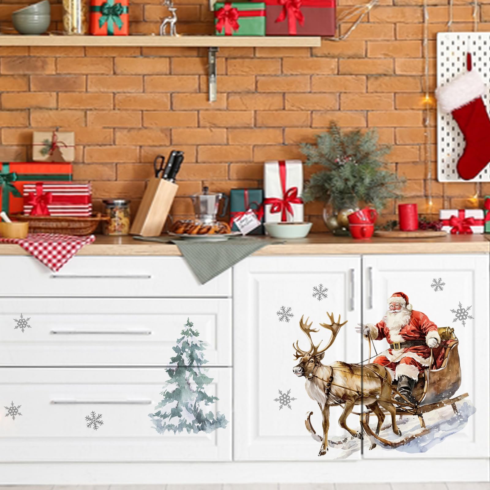 Mfault Living room kitchen decor ties holiday style across spaces