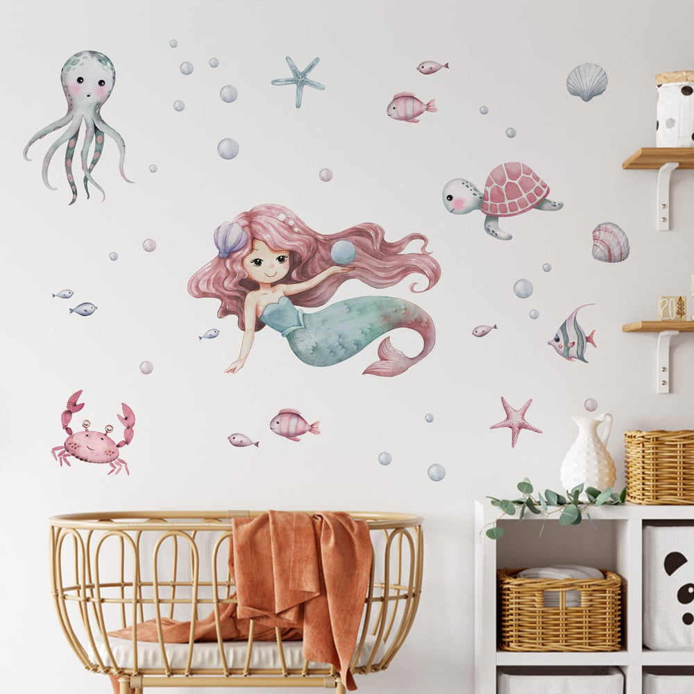 Mfault multi-pattern-nursery-wall-decals offer flexible layouts to match moods