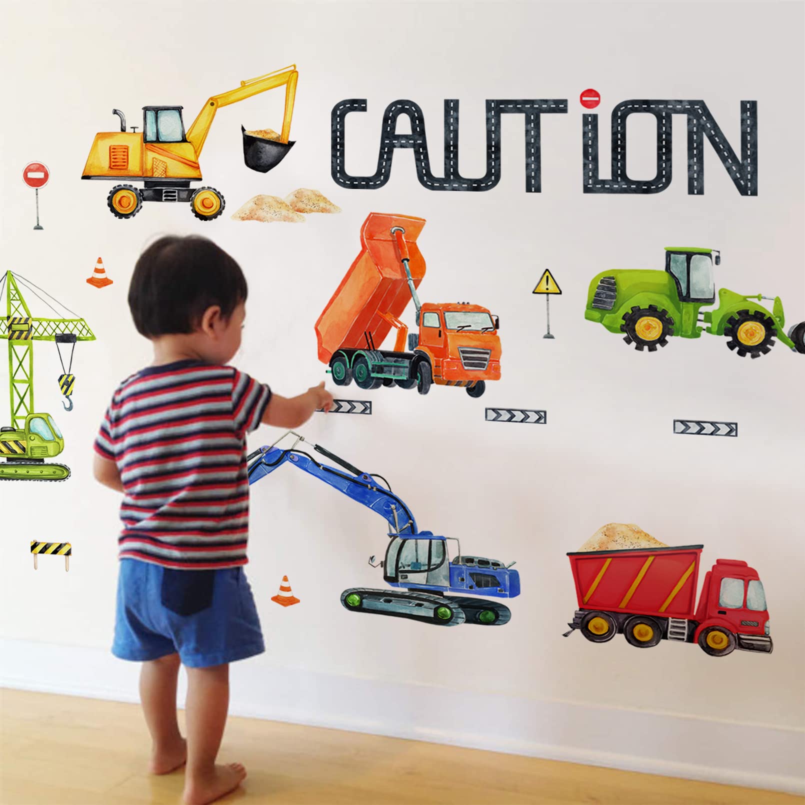 Mfault nursery playroom wall art creates a cheerful scene kids will love.