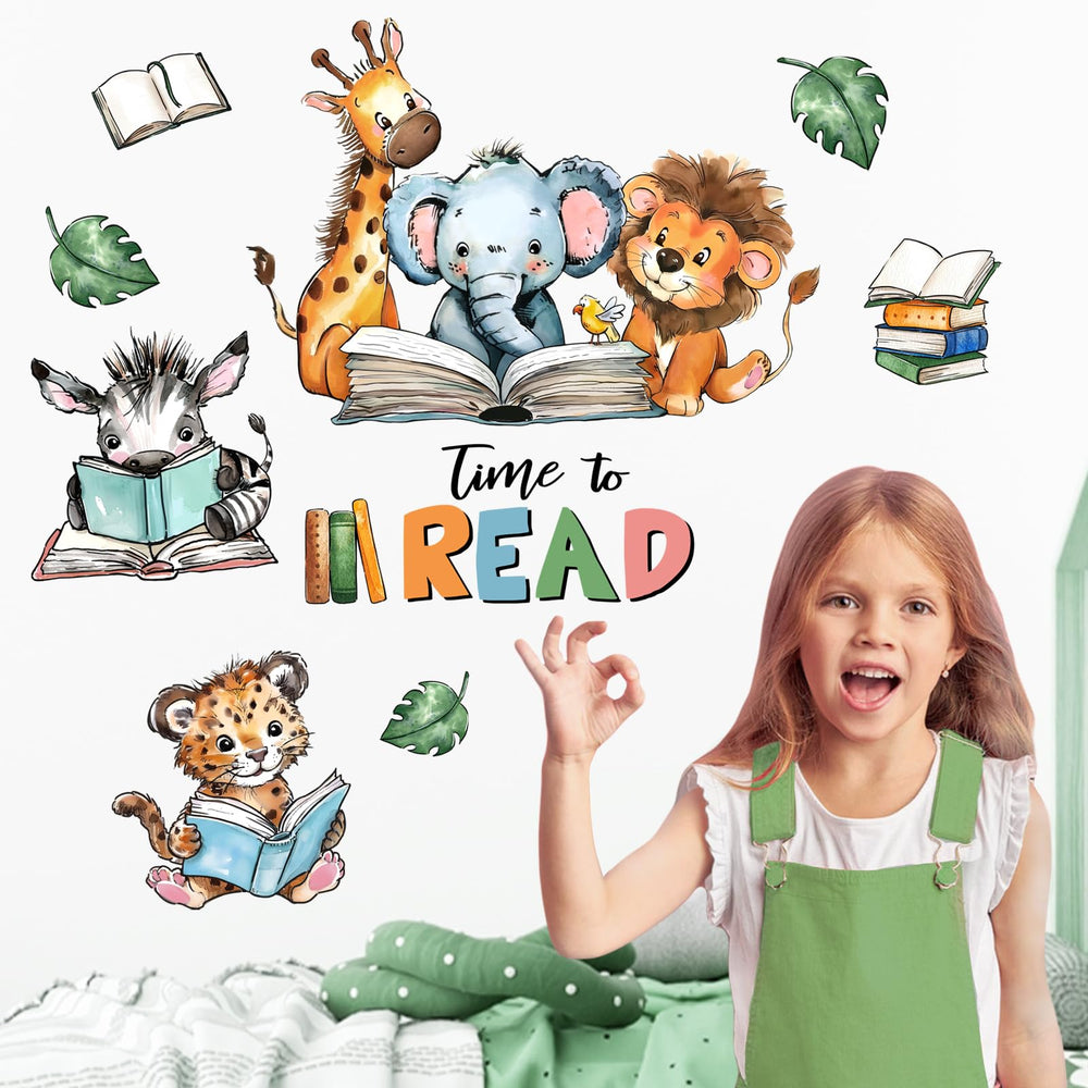 Mfault zebra-pattern-wall-stickers versatile classroom decor invites exploration