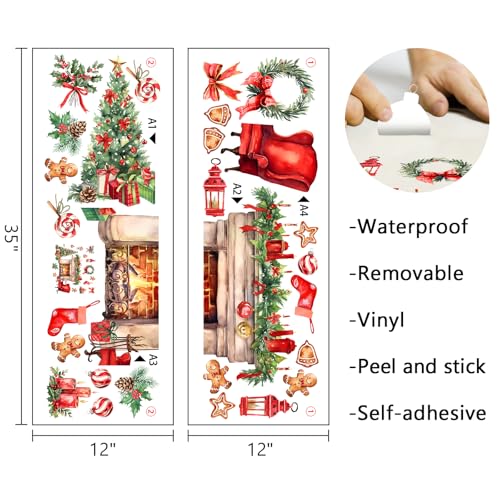 Mfault Xmas tree wall sticker creates a festive focal point in bedrooms or entryways.