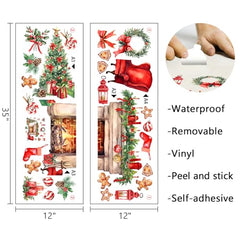 Mfault Xmas tree wall sticker creates a festive focal point in bedrooms or entryways.