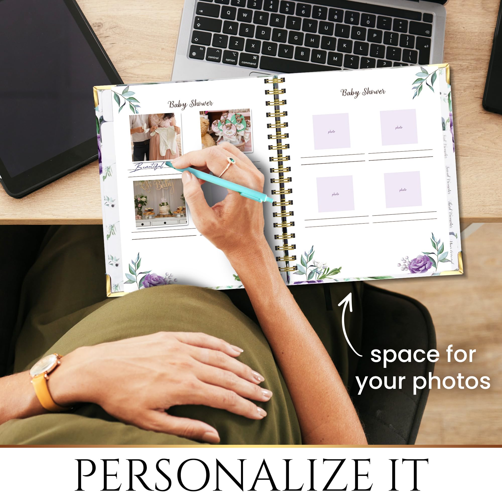 MF&HN STORE baby first moments photos page preserves ultrasound shots and cherished images.