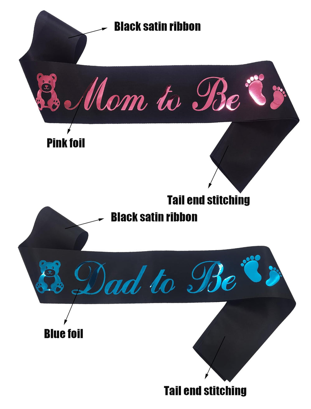 MGJSRNH baby shower gift sash enhances celebrations and photos
