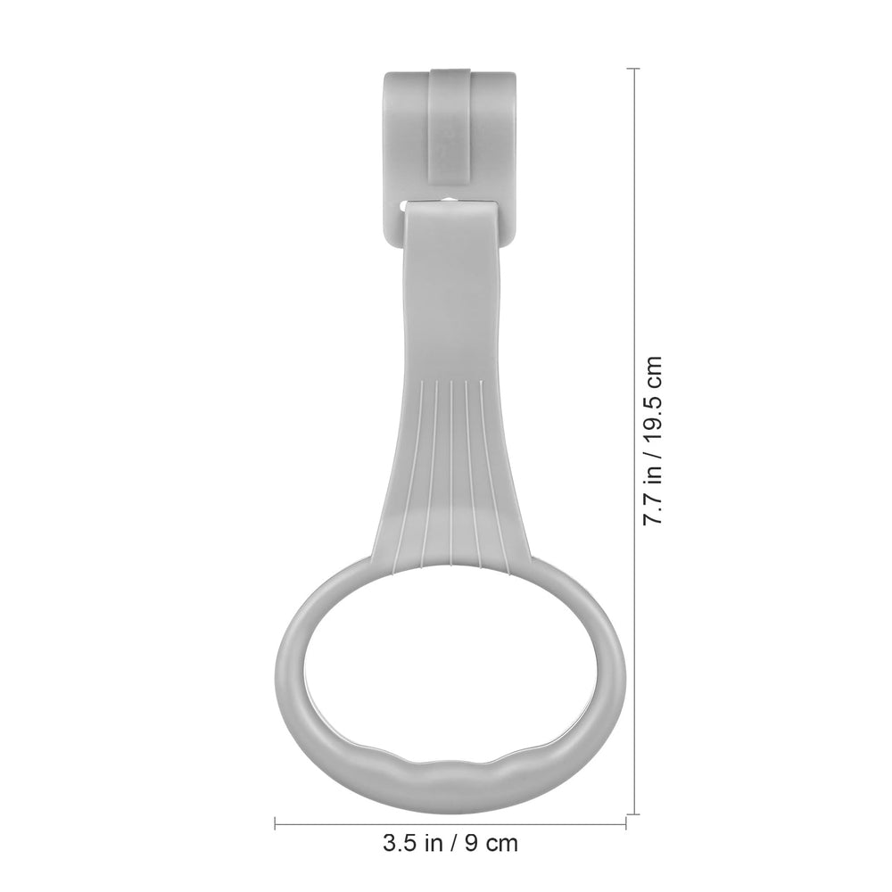 MHFOOU pull-up rings on crib edge gray, easy hook installation