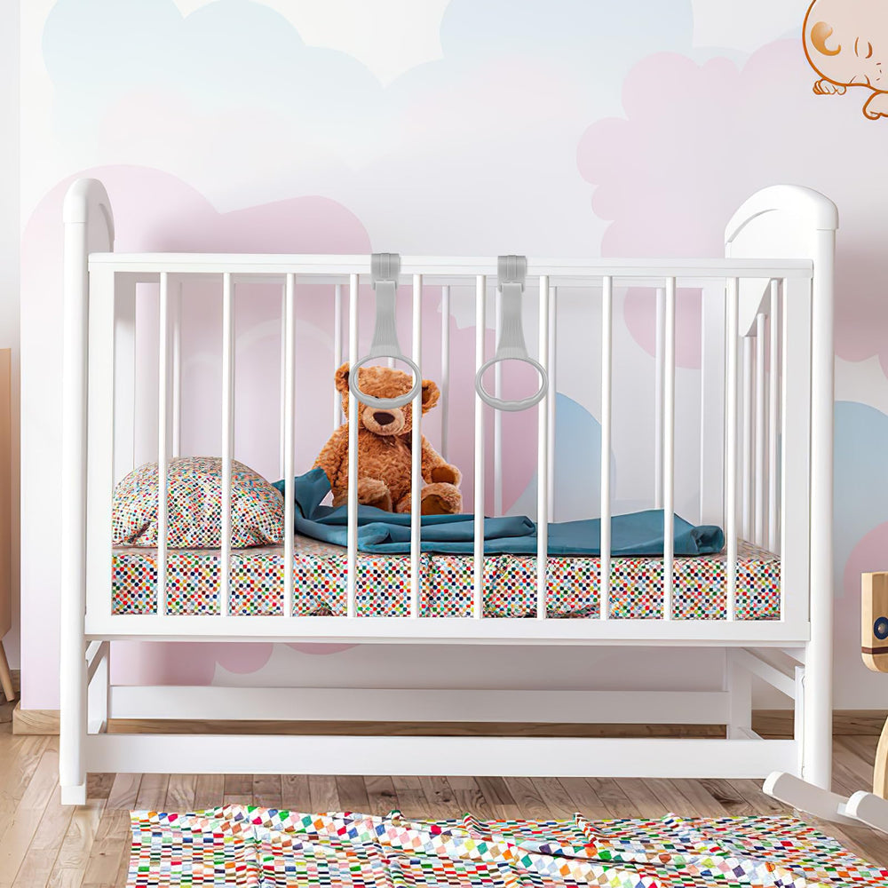 MHFOOU pull-up rings in use, toddlers gain walking confidence