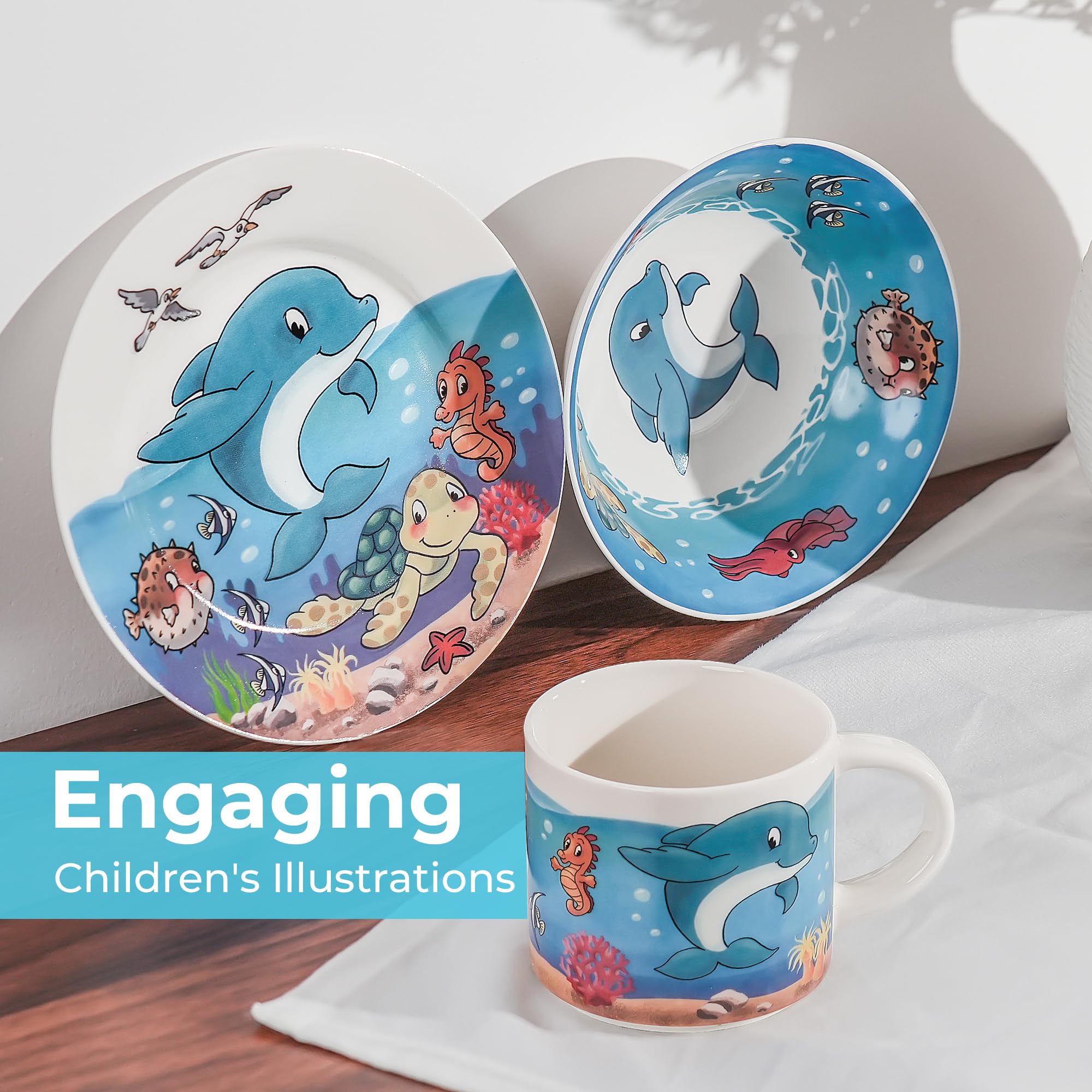 MIAMIO Ocean cup close-up highlights easy-grip handle for little hands