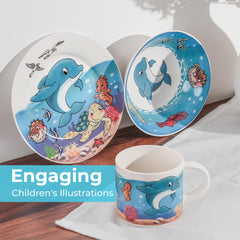 MIAMIO Ocean cup close-up highlights easy-grip handle for little hands