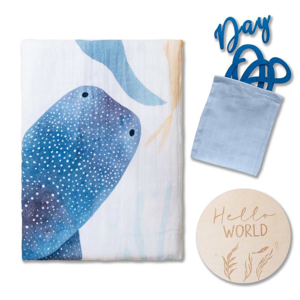 Miaoberry Ocean soft organic cotton ensures gentle touch against delicate skin