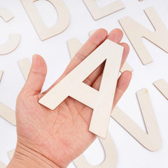 Miayon paint-ready wooden letters surface invites personalization and coloring.