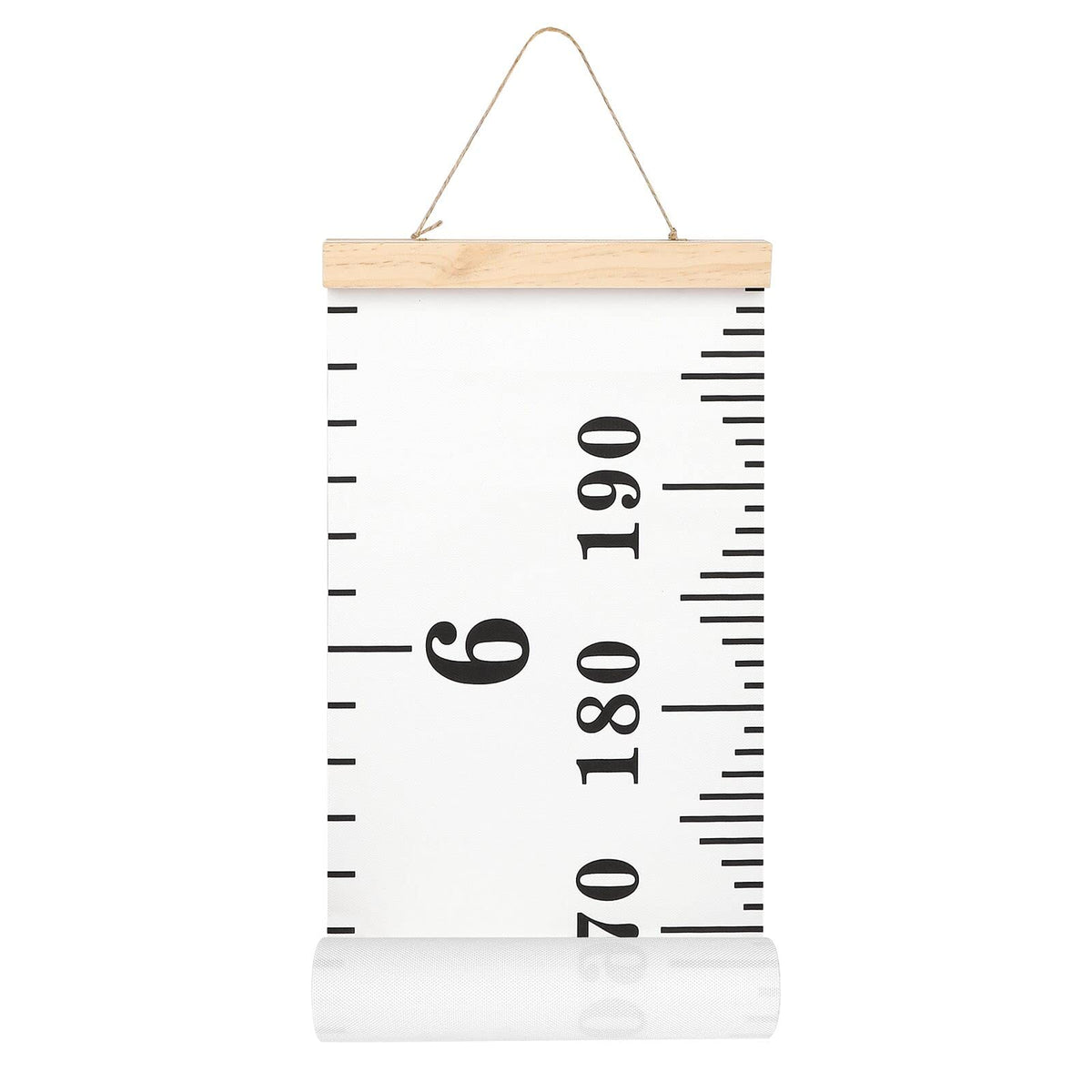 MIBOTE growth chart on nursery wall for easy height tracking
