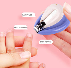 MiHerom silent-cut clipper designed to reduce noise during nail trimming.