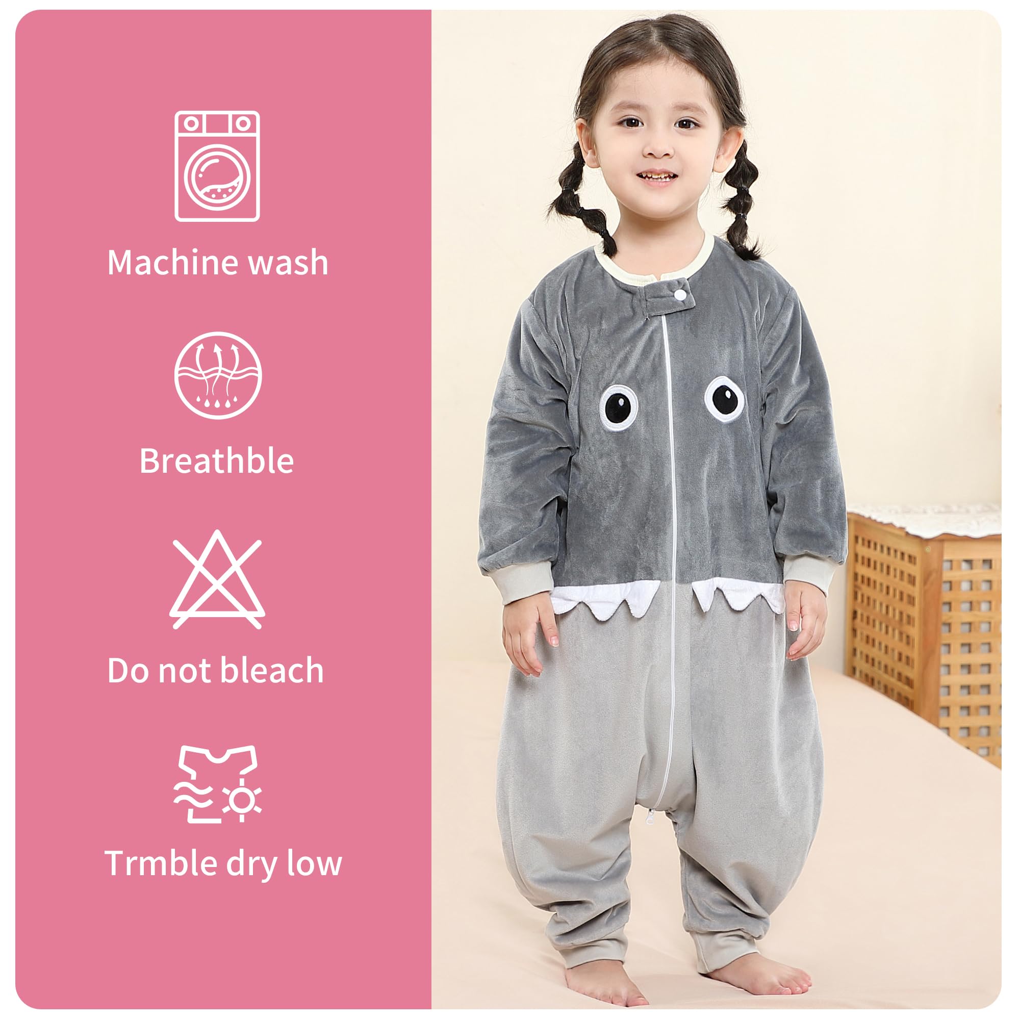 MICHLEY size chart helps choose the right fit for growing toddlers 5-6T.