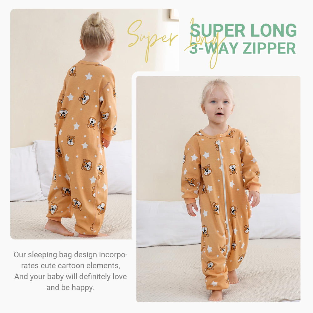 MICHLEY baby sleeping sack machine washable and color-fast after many washes