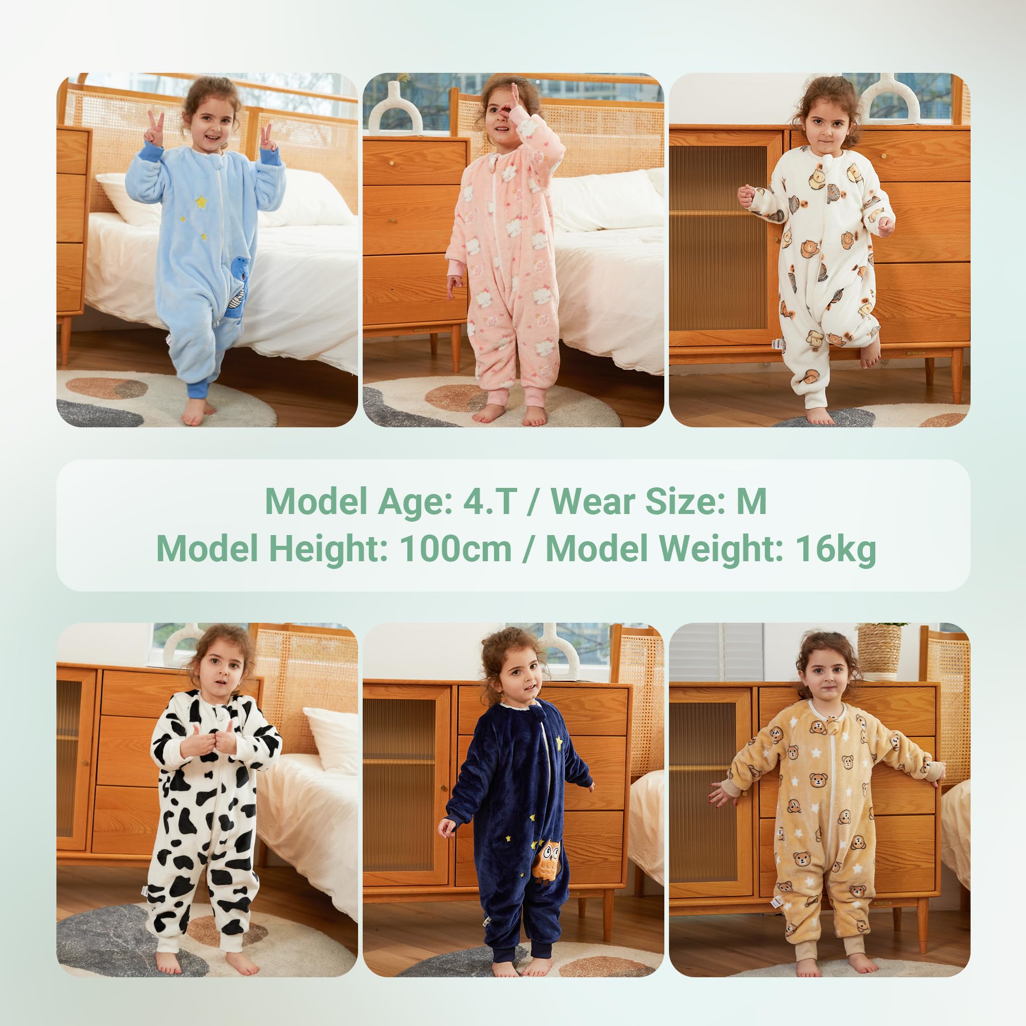 MICHLEY flannel sleeping bag easy-wash construction stays soft