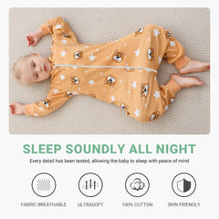 MICHLEY sleeping sack long-sleeve design provides warmth and breathable comfort