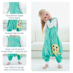 MICHLEY sleeveless design sleeping sack highlights shoulders for breathable comfort.
