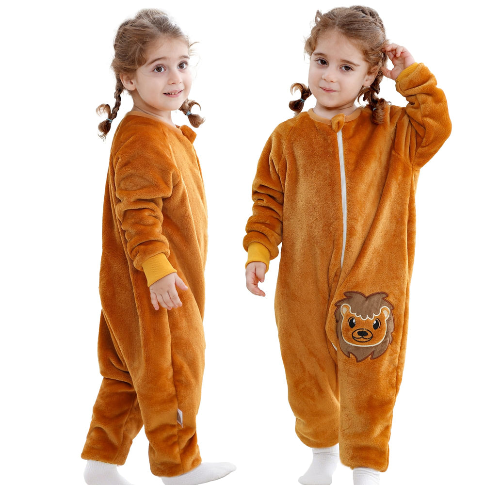 MICHLEY toddler flannel sleeping sack outer fabric delivers cozy warmth for night-time comfort.