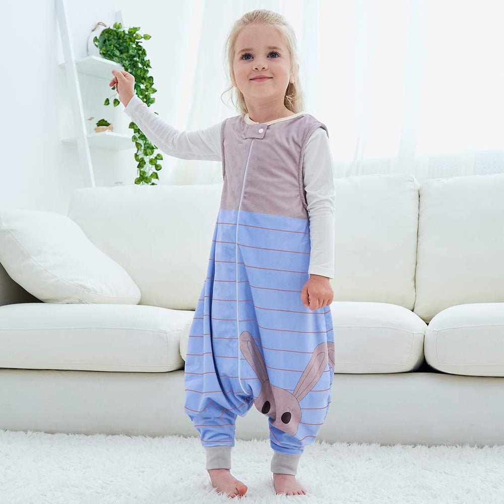 MICHLEY toddler sleeping sack transitions from swaddling to wearable blanket