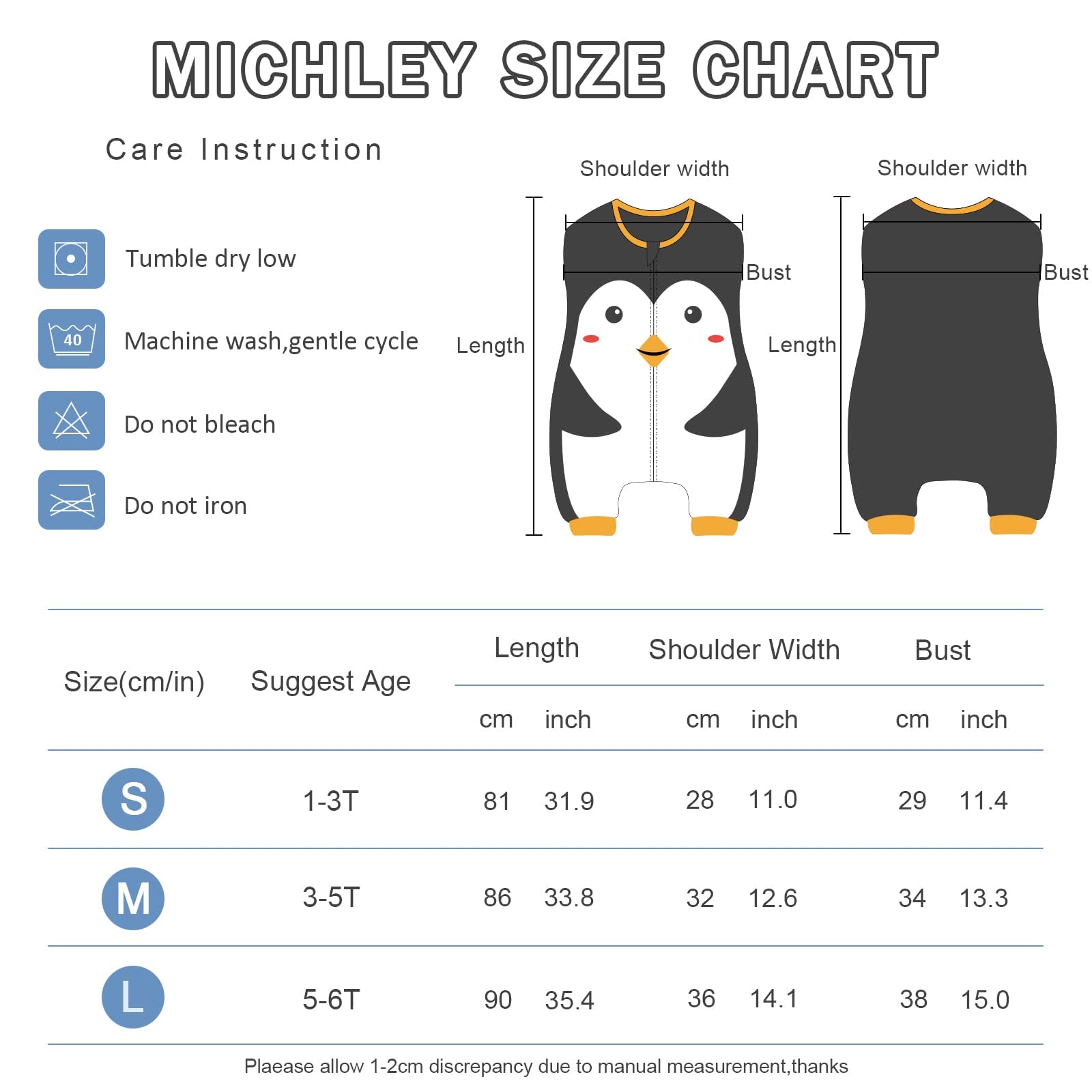 MICHLEY Toddler Sleeping Sack Feet Open demonstrates room to move at night.