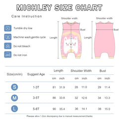 MICHLEY sleeping sack side view with foot openings for easy movement