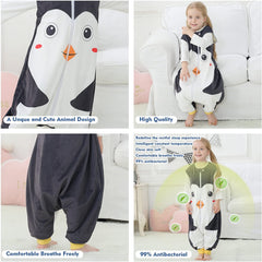 MICHLEY sleeping sack two-way zipper for easy diaper changes and quick access.