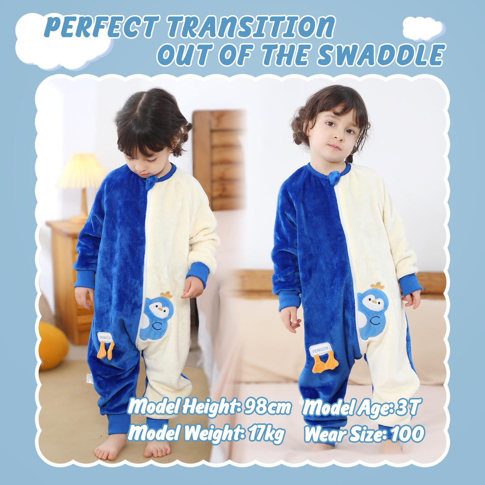 MICHLEY zipper-front design enables quick changes while keeping baby snug.