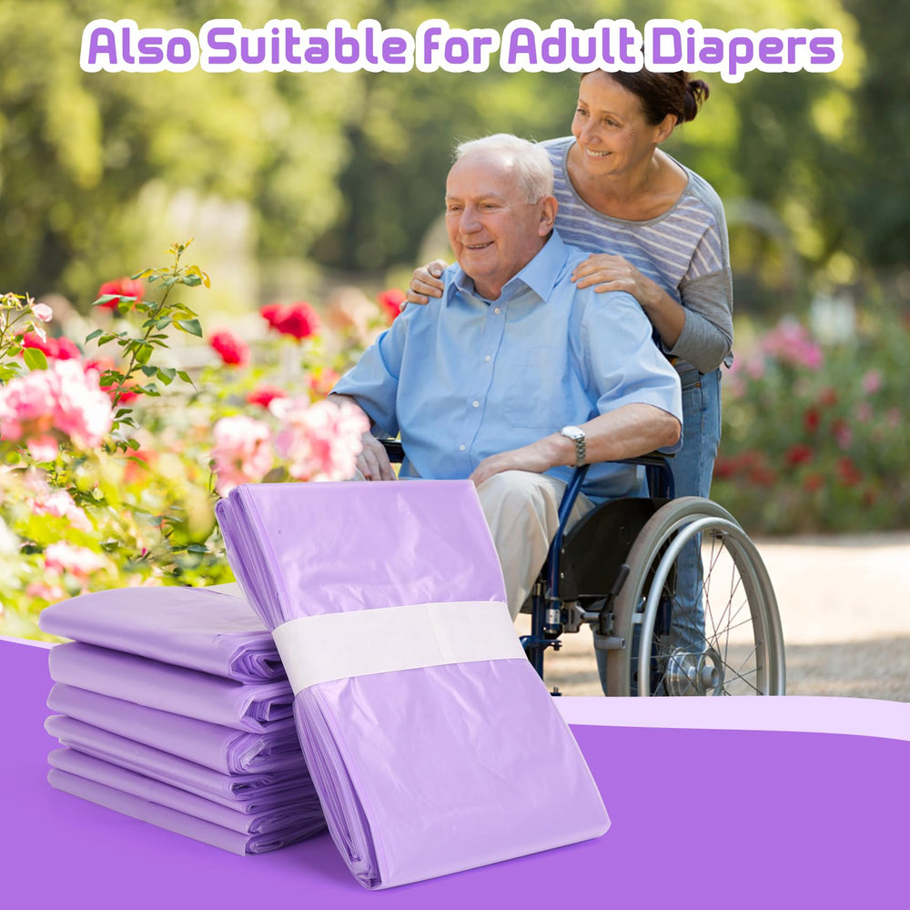 Micnaron-easy-installation-diaper-pail-bags show quick snap-in installation.