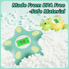 Miedecdel thermometer uses three-color backlight for quick temperature reading.