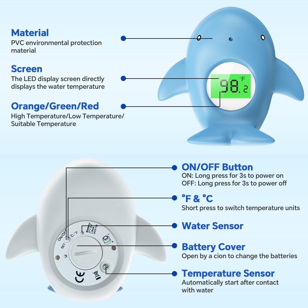 Miedecdel packaging includes thermometer and instruction for easy setup.
