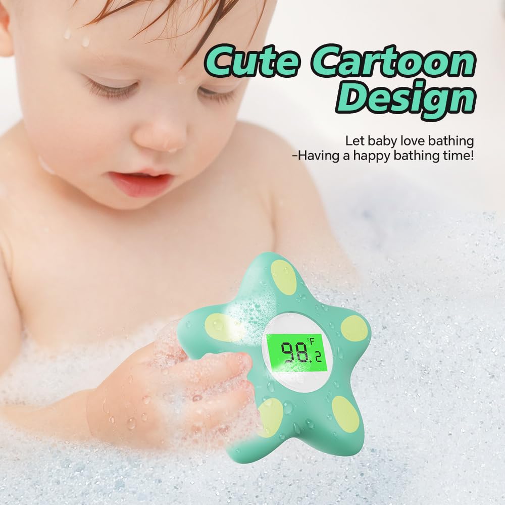 Miedecdel thermometer switches between Fahrenheit and Celsius for flexibility.