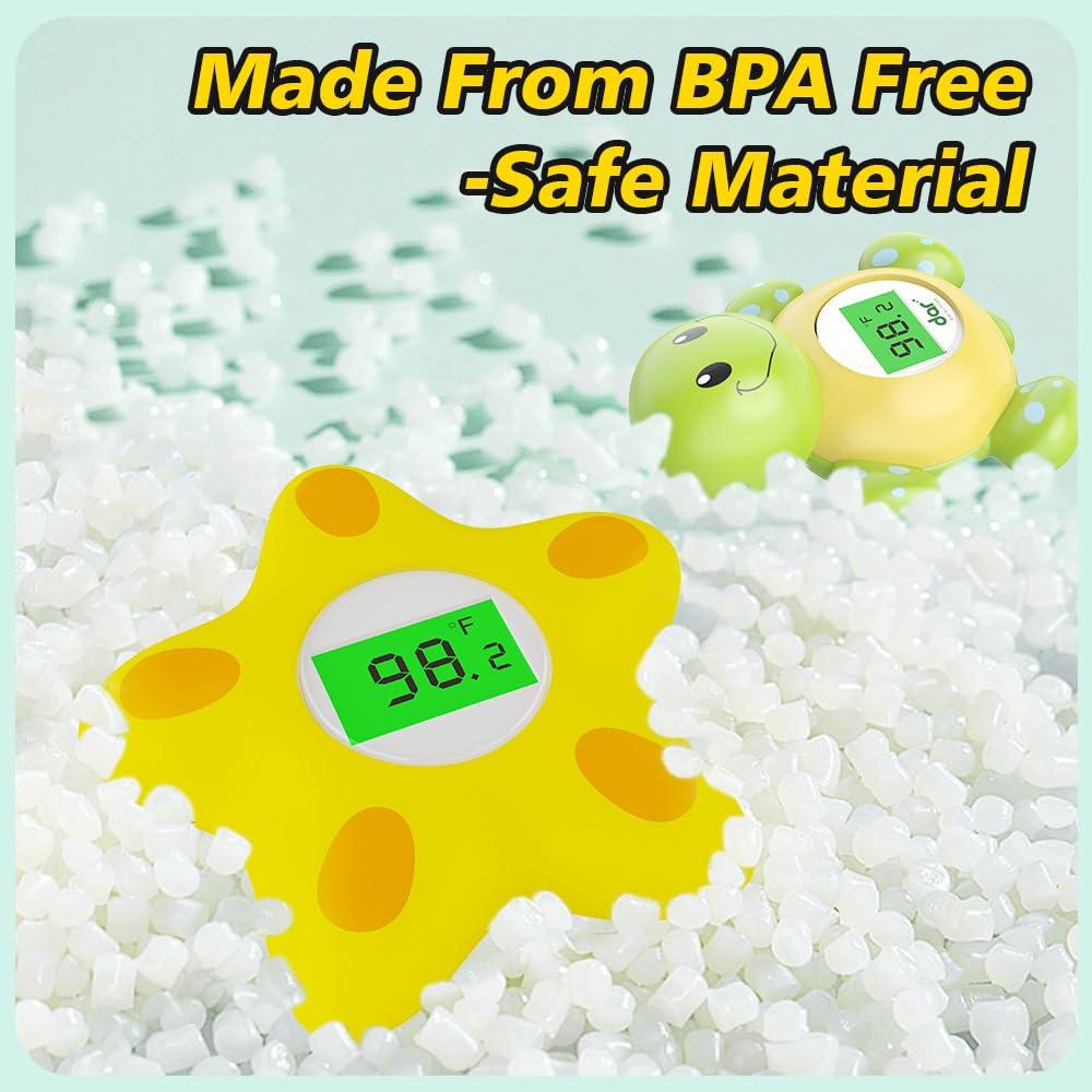 Miedecdel bath thermometer IP67 waterproof for bath and pool play