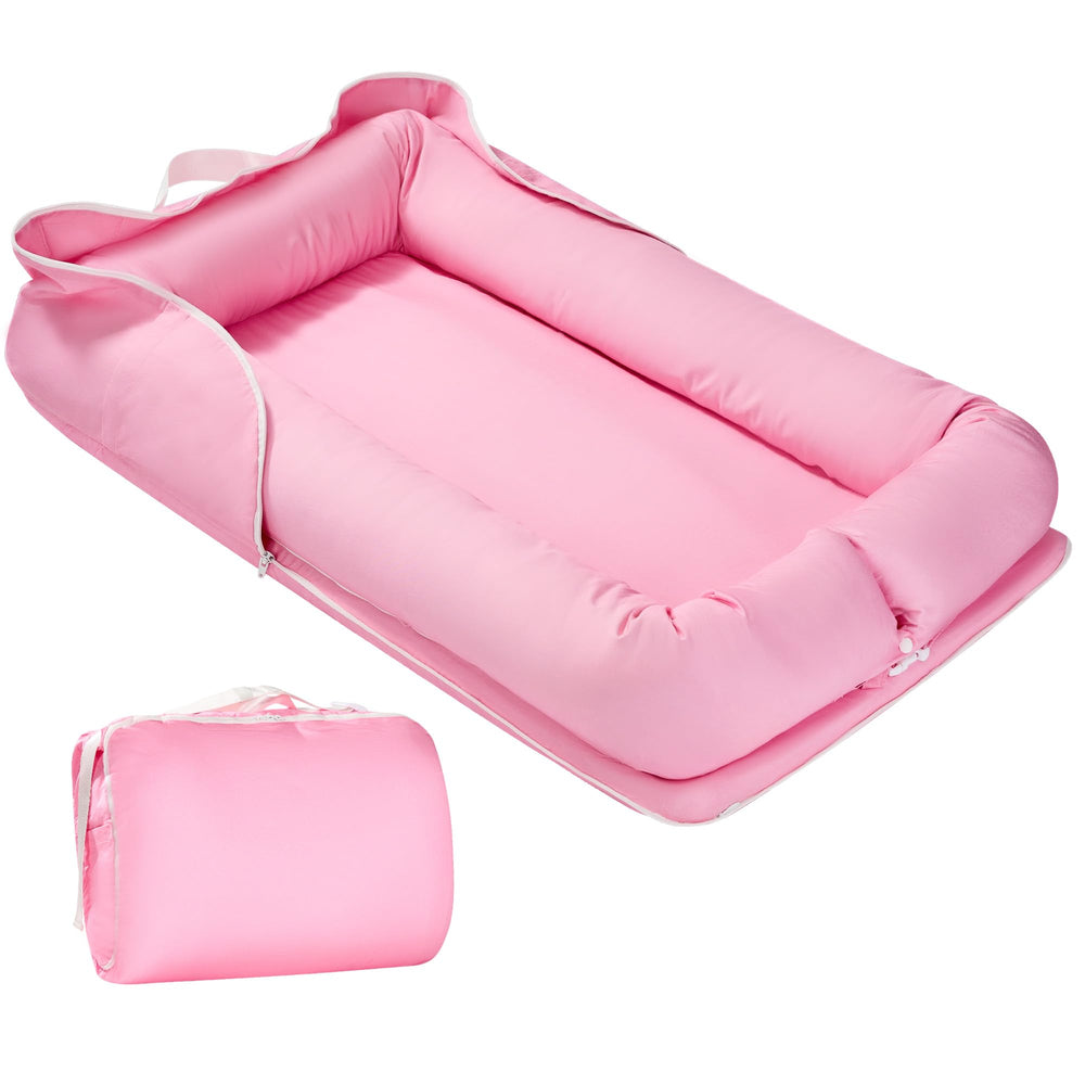 Miereirl baby lounger cover in soft cotton for newborn comfort and skin sensitivity.
