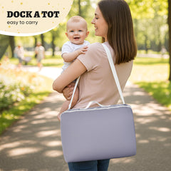 Miereirl infant nest dock-inspired design supports comfy lounging for newborns.