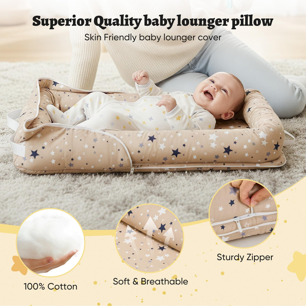 Miereirl nest cover star design enhances cozy nap space.