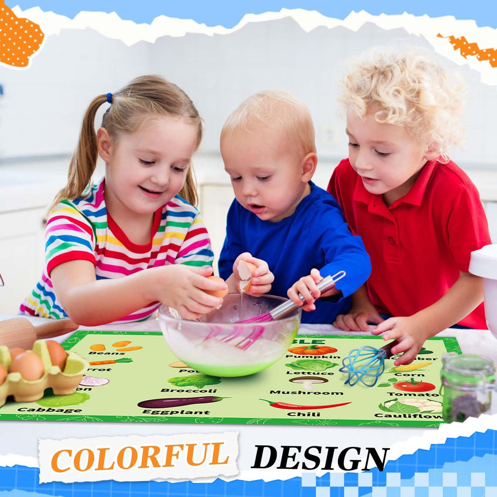 Mifoci placemats with numbers design help counting during meals.