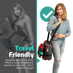 mifold hifold safety-tested fmvss213 booster for reliable travel