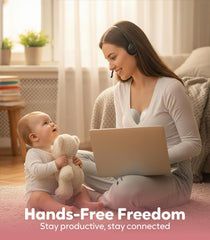 MIFOYO breast pump operates quietly for discreet pumping at work or home.