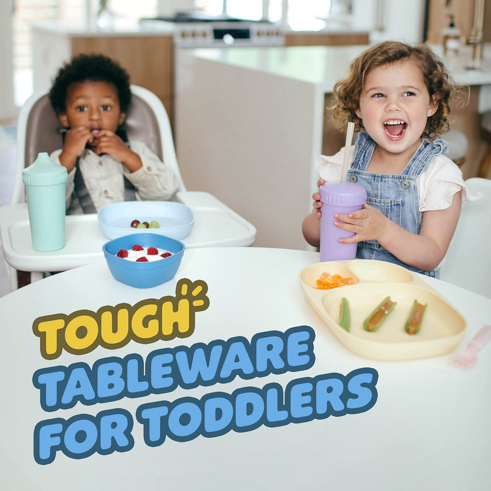 MightyMoe Sunset bowl ideal for meals and snacks, sturdy for toddlers.