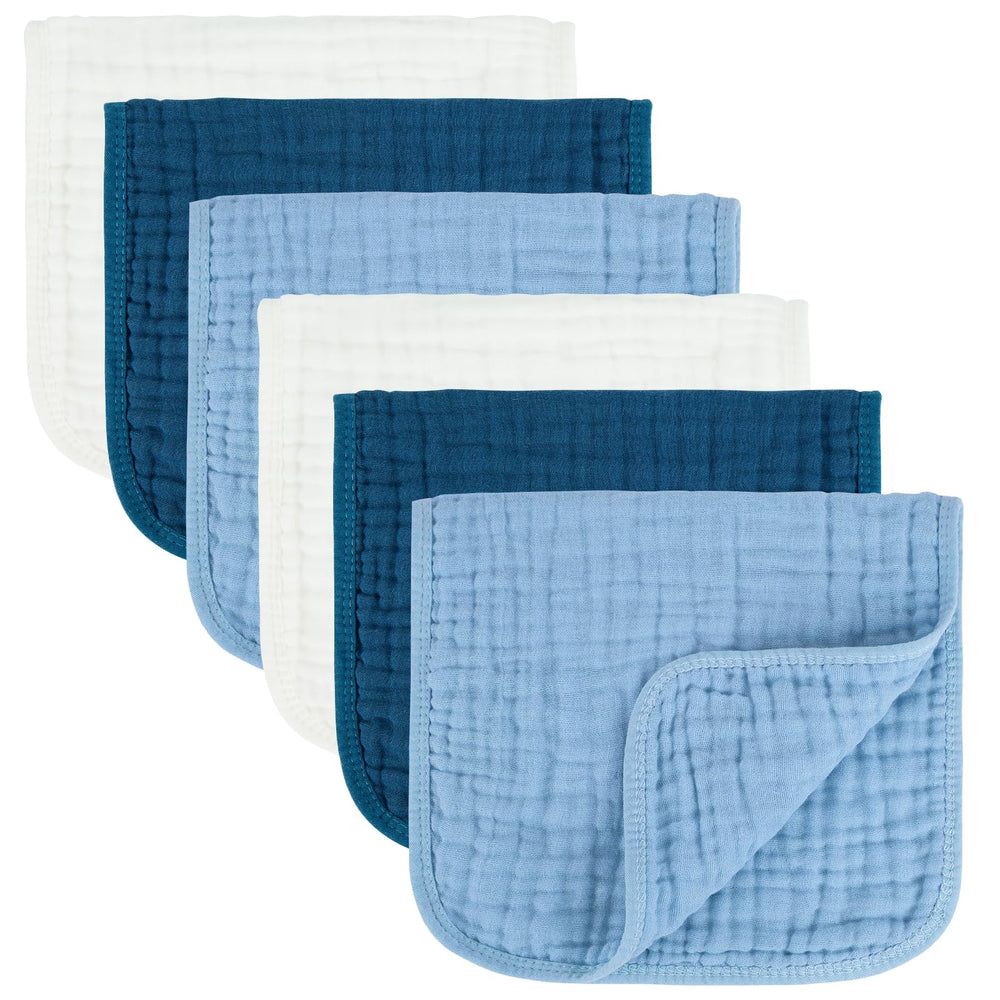 MIGIOL baby burp cloth pack front view for everyday mess protection.