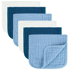 MIGIOL baby burp cloth pack front view for everyday mess protection.