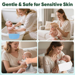 MIGIOL baby washcloths travel-friendly lightweight design for on-the-go baths