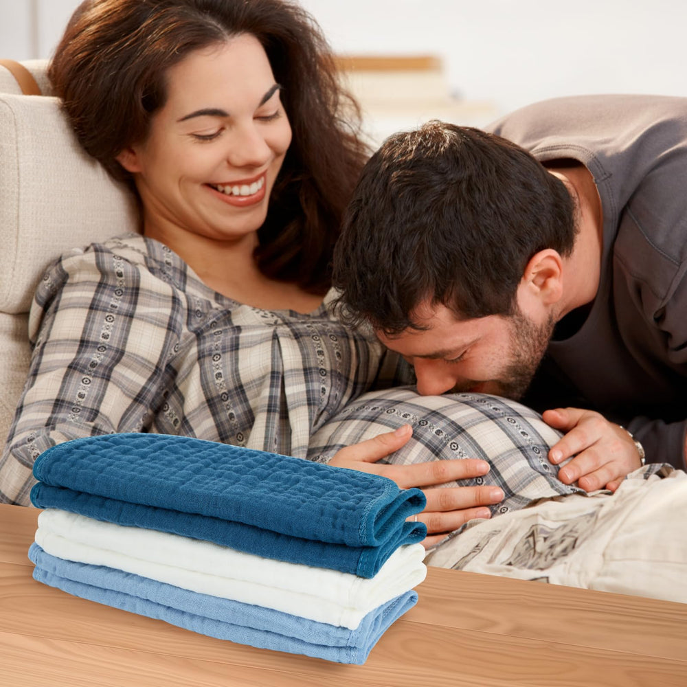 MIGIOL burp cloth durable reinforced edges, easy care.